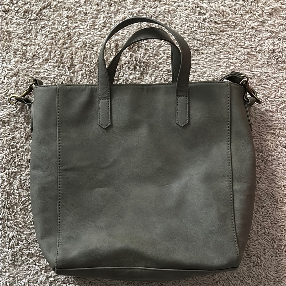 Elegant Olive Green Tote Bag